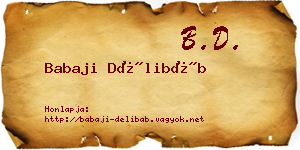 Babaji Délibáb névjegykártya